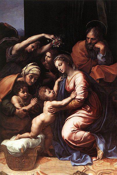 RAFFAELLO Sanzio The Holy Family Spain oil painting art